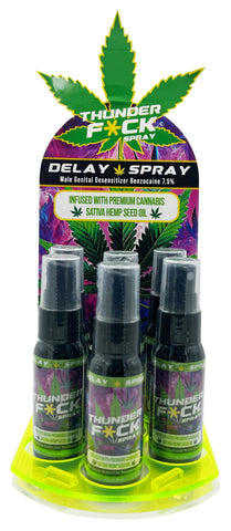 Thunder F*Ck Male Climax Control Spray Six Bottle - Display Thunder F*Ck Male Climax Control Spray Six Bottle - Display