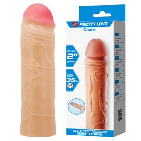 Chane Extended Penis Sleeve - Light Chane Extended Penis Sleeve - Light