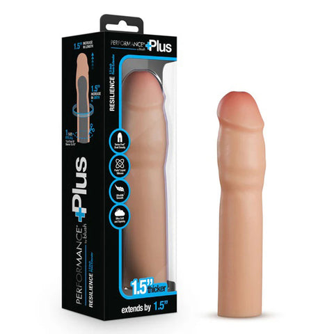 Performance Plus 1.5 Inch Silicone Penis Xtender - Beige Performance Plus 1.5 Inch Silicone Penis Xtender - Beige
