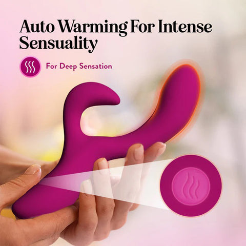 Blush Quinn Rabbit Vibrator Burgundy Blush Quinn Rabbit Vibrator Burgundy