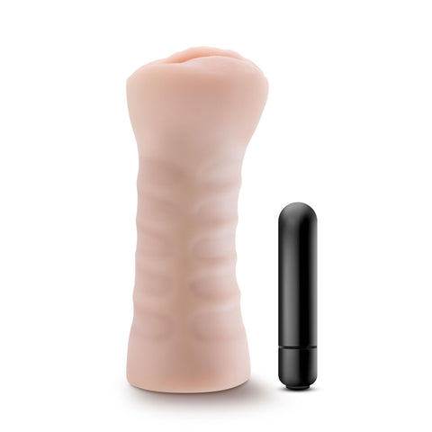 Enlust - Destini - Vibrating Stroker - Beige Enlust - Destini - Vibrating Stroker - Beige