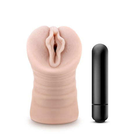 Enlust - Destini - Vibrating Stroker - Beige Enlust - Destini - Vibrating Stroker - Beige