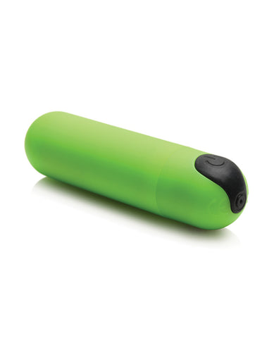 Glow in the Dark Bullet With Remote - Green Glow in the Dark Bullet With Remote - Green