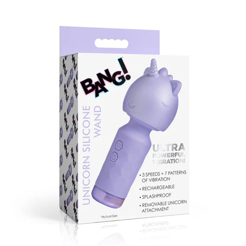 Unicorn Silicone Wand - Lavender Unicorn Silicone Wand - Lavender