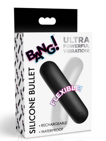 Flexible Silicone Bullet - Black Flexible Silicone Bullet - Black