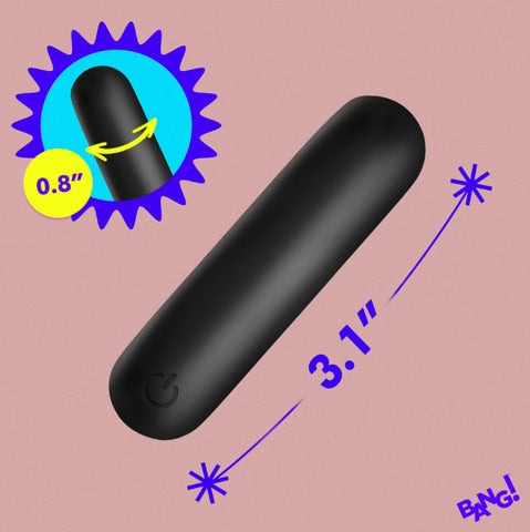 Flexible Silicone Bullet - Black Flexible Silicone Bullet - Black
