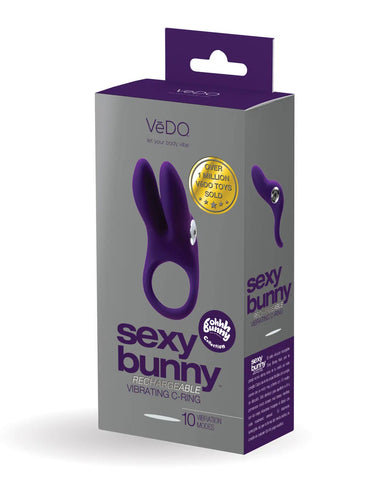Sexy Bunny Rechargeable Ring - Deep Purple Sexy Bunny Rechargeable Ring - Deep Purple