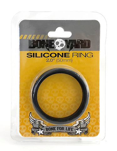 Boneyard Silicone Ring 50mm - Black Boneyard Silicone Ring 50mm - Black