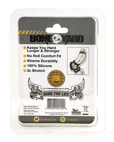 Boneyard Silicone Ring 50mm - Black Boneyard Silicone Ring 50mm - Black