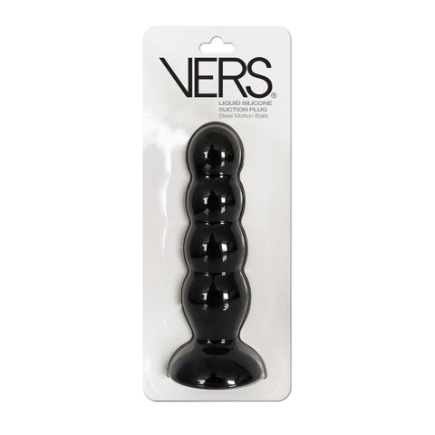 Vers Liquid Silicone Suction Plug - Black Vers Liquid Silicone Suction Plug - Black
