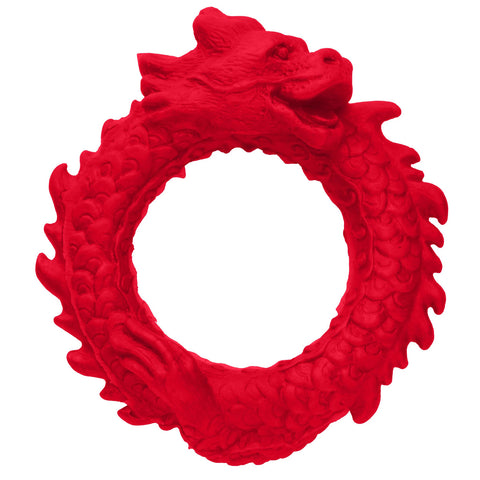 Rise of the Dragon Silicone Cock Ring - Red Rise of the Dragon Silicone Cock Ring - Red