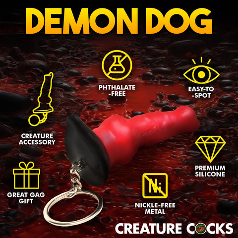 Hell Hound Keychain - Red Hell Hound Keychain - Red