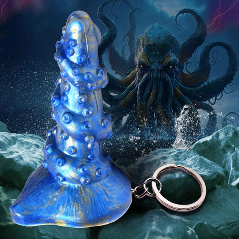 Lord Kraken Keychain - Blue Lord Kraken Keychain - Blue