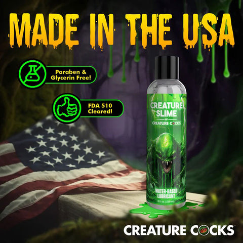 Creature Slime Water Based  Lubricant 8oz Creature Slime Water Based  Lubricant 8oz