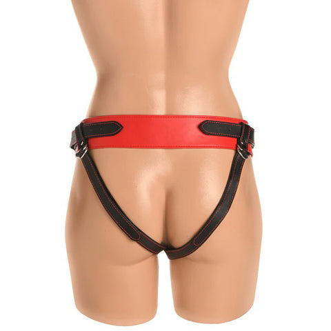 Horny Devil Strap-on Harness Red Horny Devil Strap-on Harness Red