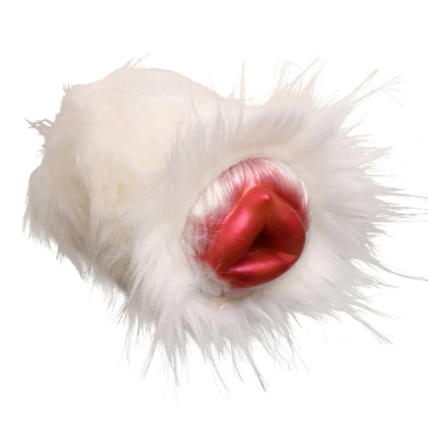 Snow She-Wolf Silicone Stroker - White Snow She-Wolf Silicone Stroker - White