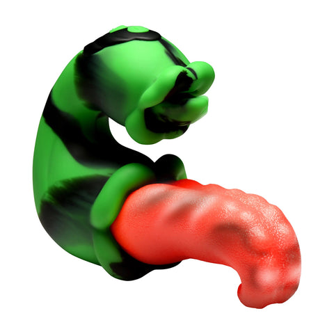 Tongue Lasher Silicone Vibrator - Green Tongue Lasher Silicone Vibrator - Green