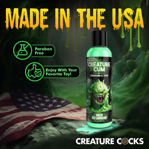 Creature Cum Green Water-Based Lubricant 8oz Creature Cum Green Water-Based Lubricant 8oz