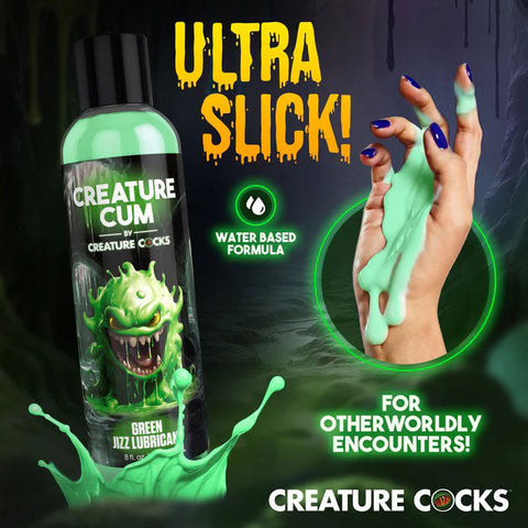 Creature Cum Green Water-Based Lubricant 8oz Creature Cum Green Water-Based Lubricant 8oz