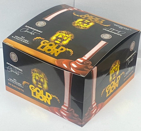 Gold Lion Chocolate 24ct Display Gold Lion Chocolate 24ct Display
