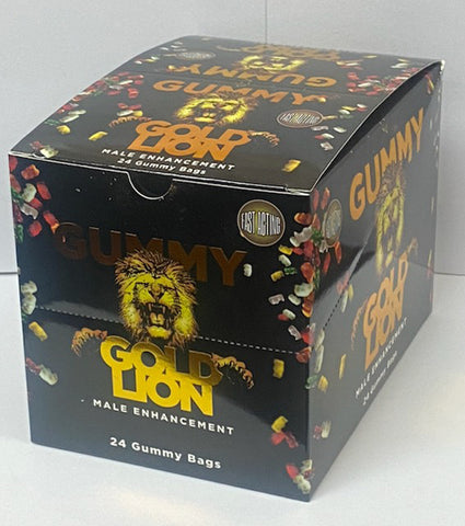 Gold Lion Gummy 24ct Display Gold Lion Gummy 24ct Display