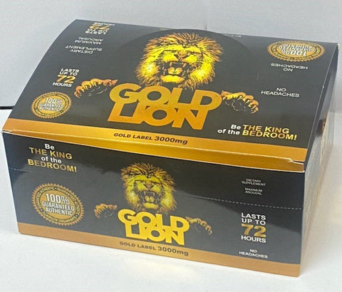 Gold Lion Liquid Shot 12ct Display Gold Lion Liquid Shot 12ct Display