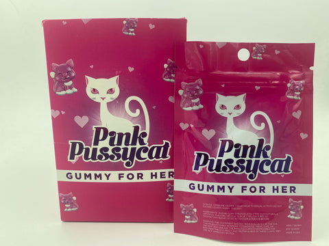 Pink Pussycat - 24 Count Display - Gummy for Her Pink Pussycat - 24 Count Display - Gummy for Her