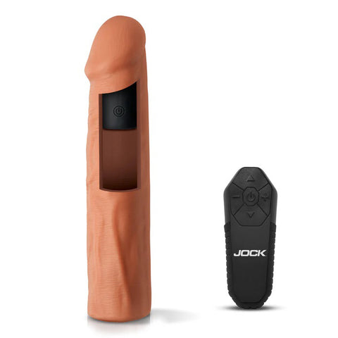 Jock Vibrating Penis Extension with Remote - Medium Jock Vibrating Penis Extension with Remote - Medium