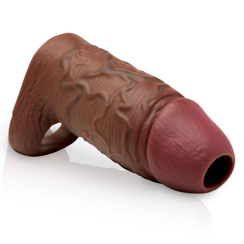 Jock Silicone Penis Extension Sleeve - Dark Jock Silicone Penis Extension Sleeve - Dark