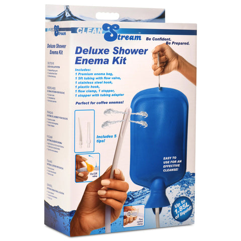 Deluxe Shower Enema Kit - Blue Deluxe Shower Enema Kit - Blue