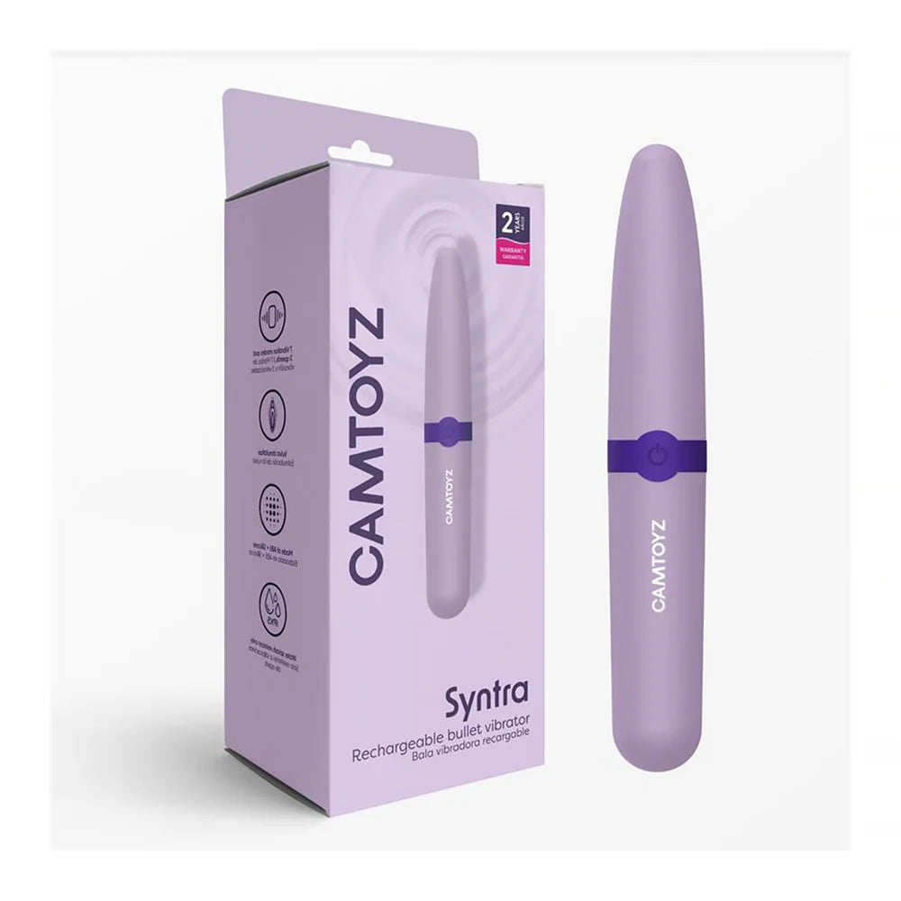 Syntra Camtoyz Rechargeable Bullet Vibrator - Purple Libido Lifted Syntra Camtoyz Rechargeable Bullet Vibrator - Purple Libido Lifted