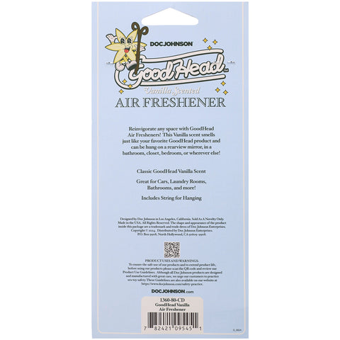 Goodhead Air Freshener Vanilla Goodhead Air Freshener Vanilla
