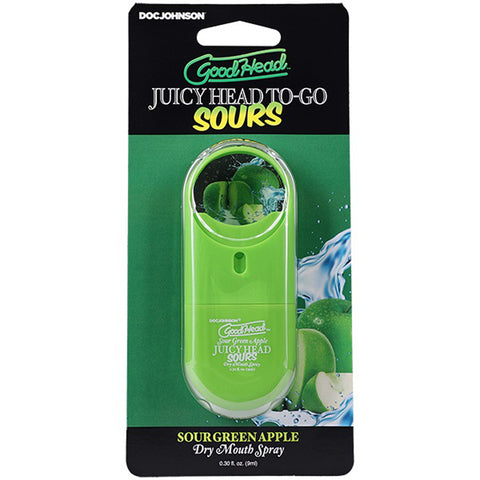 Goodhead Juicyhead Dry Mouth Spray to Go - Sour Green Apple .30 Oz Goodhead Juicyhead Dry Mouth Spray to Go - Sour Green Apple .30 Oz