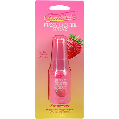 Goodhead Pussy Licker Spray Strawberry 1 Fl Oz Goodhead Pussy Licker Spray Strawberry 1 Fl Oz