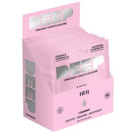 Deep Her Gummy 12 Pack Display 1 Per Pack Deep Her Gummy 12 Pack Display 1 Per Pack