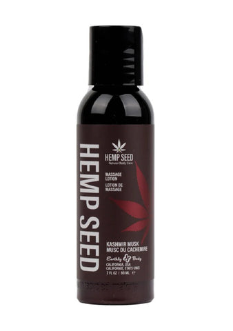 Hemp Seed Massage Lotion - Kashmir Musk 2 Oz Hemp Seed Massage Lotion - Kashmir Musk 2 Oz