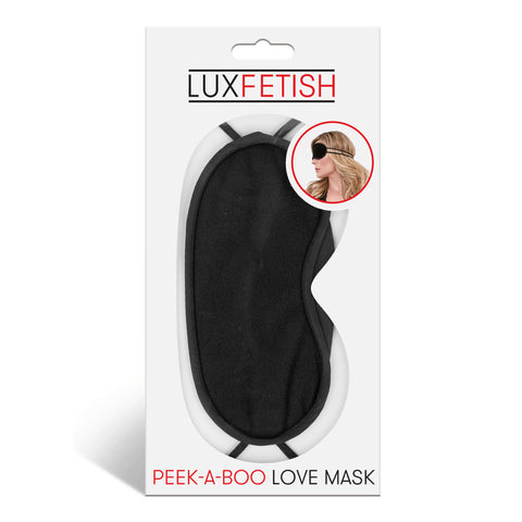 Peek-a-Boo Love Mask - Black Peek-a-Boo Love Mask - Black