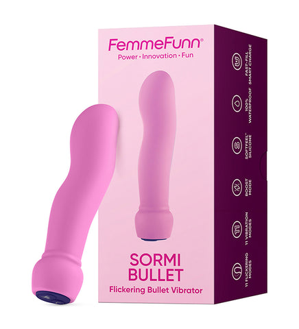 Sormi Bullet Flickering Bullet Vibrator - Pink Sormi Bullet Flickering Bullet Vibrator - Pink
