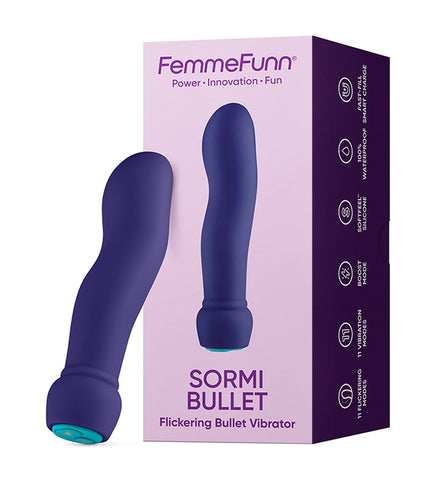 Sormi Bullet Flickering Bullet Vibrator - Purple Sormi Bullet Flickering Bullet Vibrator - Purple