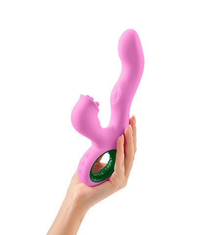 Pallina Triple-Action Rabbit Vibrator - Pink Pallina Triple-Action Rabbit Vibrator - Pink
