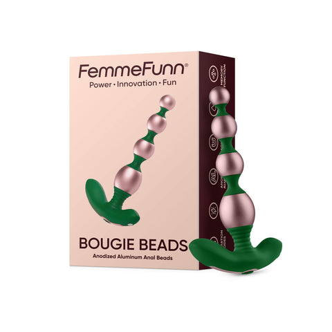Bougie Beads Anodized Aluminum Anal Beads - Rose Gold Bougie Beads Anodized Aluminum Anal Beads - Rose Gold