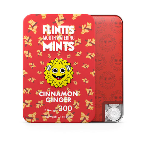 Flintts Mouth Watering Mints Cinnamon Ginger -  F-Strength 300 Flintts Mouth Watering Mints Cinnamon Ginger -  F-Strength 300