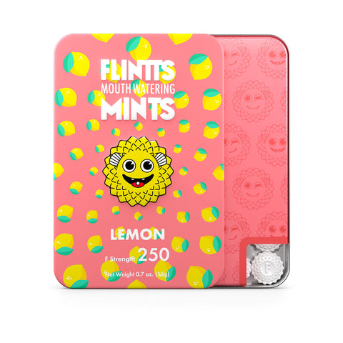 Flintts Mouth Watering Mints Lemon - F-Strength 250 Flintts Mouth Watering Mints Lemon - F-Strength 250