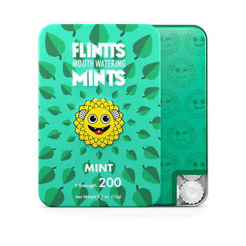 Flintts Mouth Watering Mints
 Mint - F-Strength 200 Flintts Mouth Watering Mints
 Mint - F-Strength 200