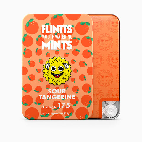 Flintts Mouth Watering Mints Sour Tangerine - F-Strength 175 Flintts Mouth Watering Mints Sour Tangerine - F-Strength 175