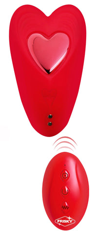 Love Connection Silicone Panty Vibe With Remote Control - Red Love Connection Silicone Panty Vibe With Remote Control - Red