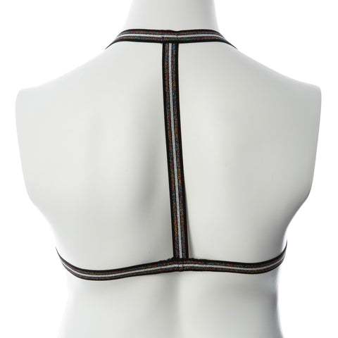Gender Fluid Silver Lining Harness - Large/xxlarge - Multi-Color Gender Fluid Silver Lining Harness - Large/xxlarge - Multi-Color