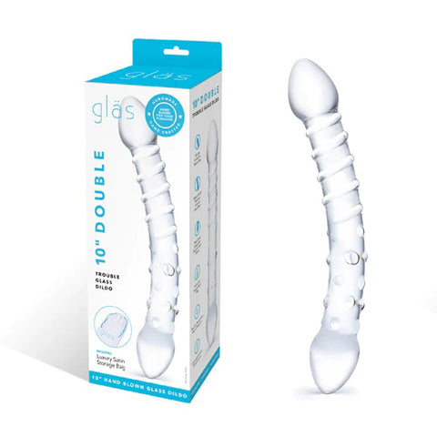 Double Trouble Glass Dildo Double Trouble Glass Dildo