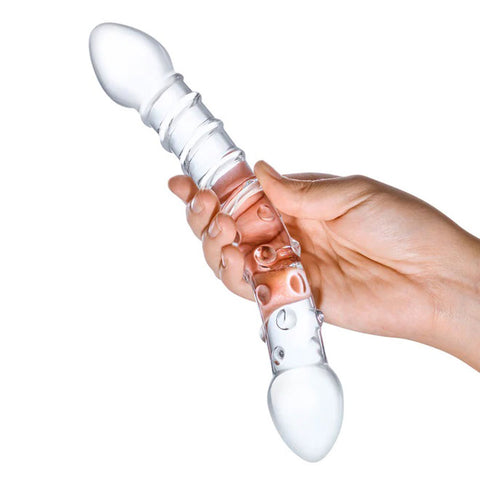 Double Trouble Glass Dildo Double Trouble Glass Dildo
