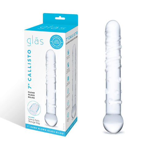 Callisto Clear Glass Dildo Callisto Clear Glass Dildo